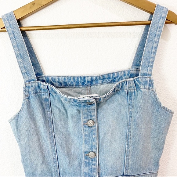 Boyish- Kennedy Denim Button Down Dress- Small - Picture 7 of 7